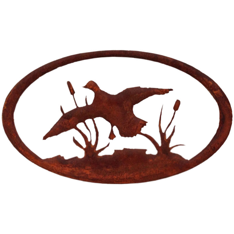 Sculpture Dugout Creek Designs, Patine rouillée naturelle