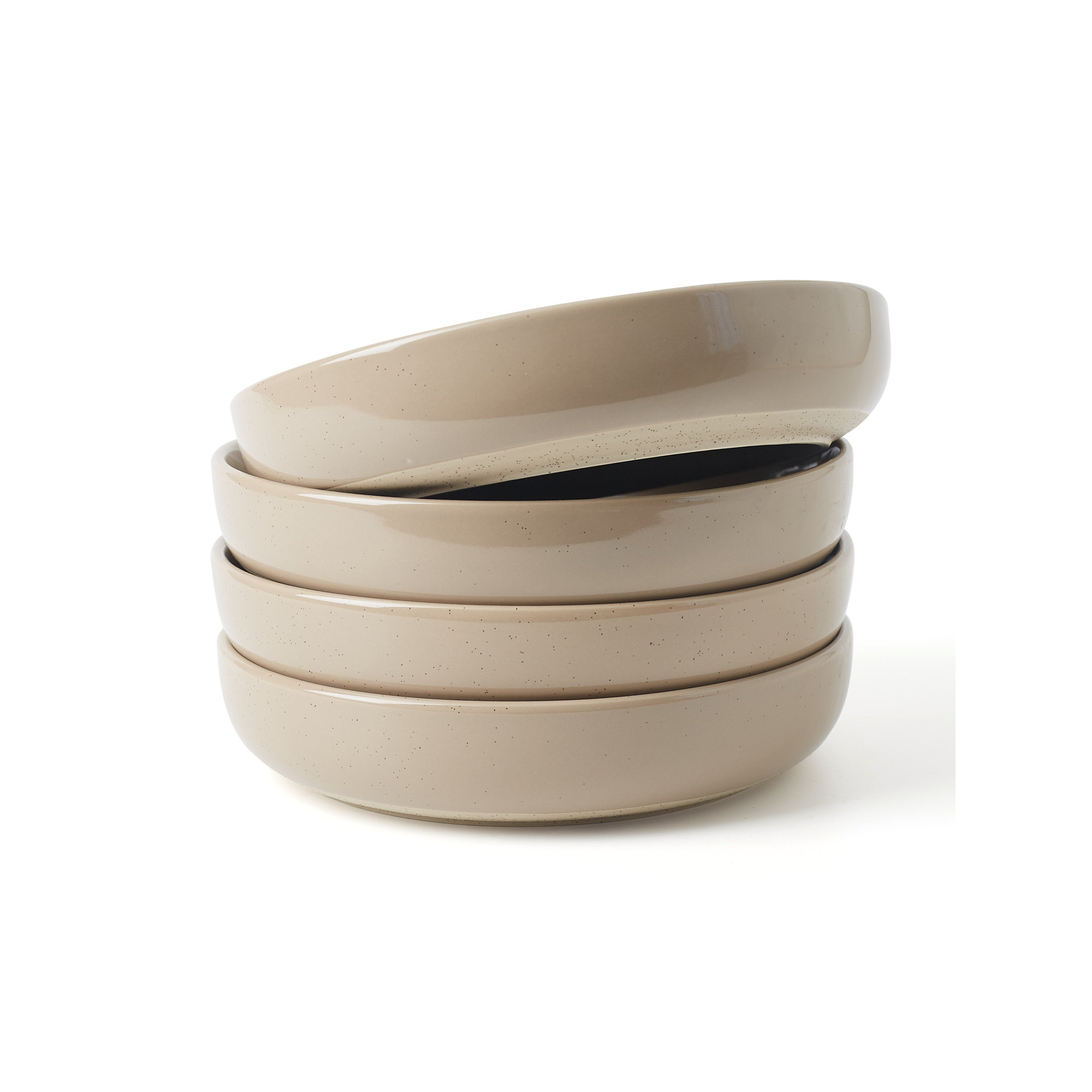 33oz Stoneware Pasta Bowl, Brown