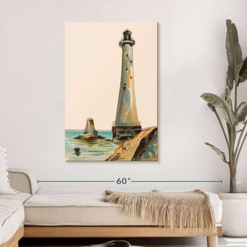 Eddystone Lighthouse, 45" H x 30" W