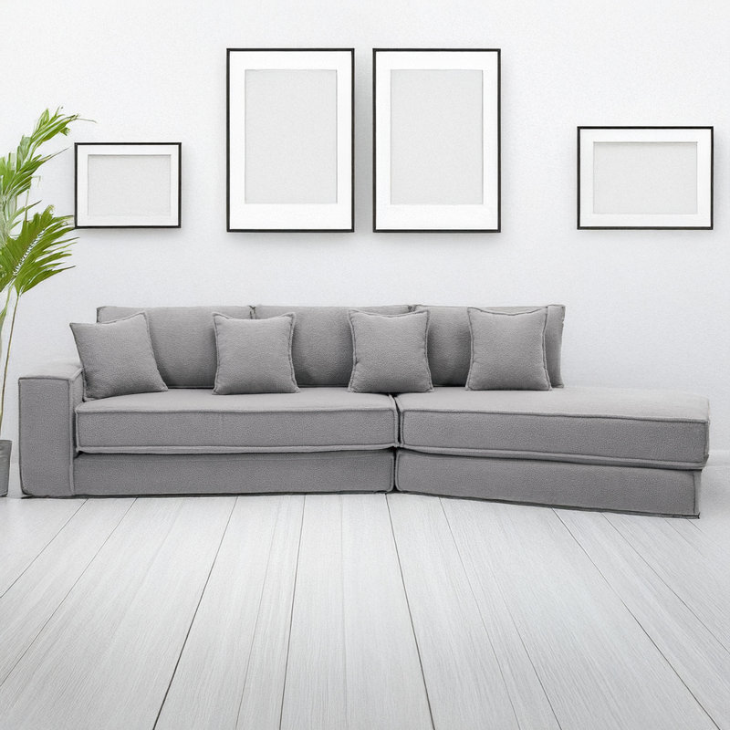 Sleeper Sofa Convertible Sofa Bed Sofa Arm Sofa Bed Couch Sleep Sofa Comfy Sofa Modern Sofa, Gray Polyester