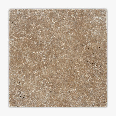 Noce Tumbled 16x16 Travertine Paver