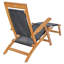 Narmada Outdoor Teak Chaise Lounge-595641221