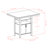Eriksen Solid Wood Base Dining Table