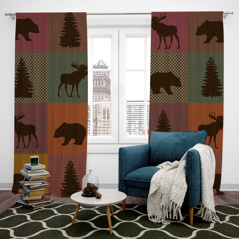Paire de rideaux obscurcissant en polyester Shianne, L 20 po x L 52 po