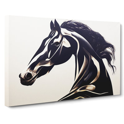 Striking Horse - Wrapped Canvas