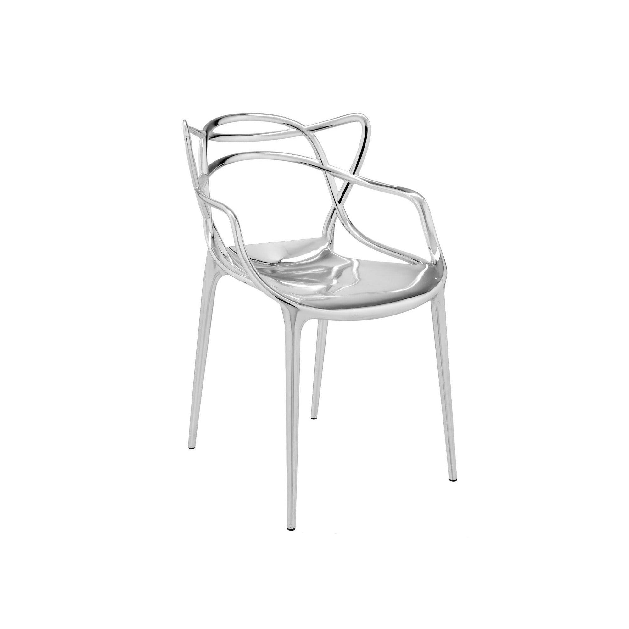 Masters Metal Armchair, Chrome