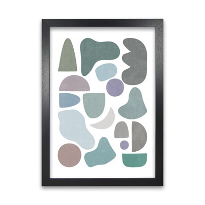 Abstract Terrazzo Shapes B - Print