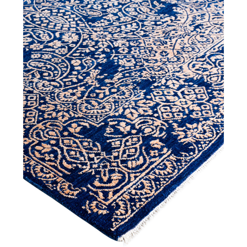 Overdyed One-of-a-Kind 9' 0" X 12' 4" Hand Knotted Area Rug