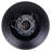 Valec Matte Black 14'' W 1 - Bulb Outdoor Semi Flush Mount
