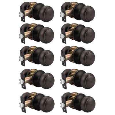 Passage Door Knobs with Round Rosette
