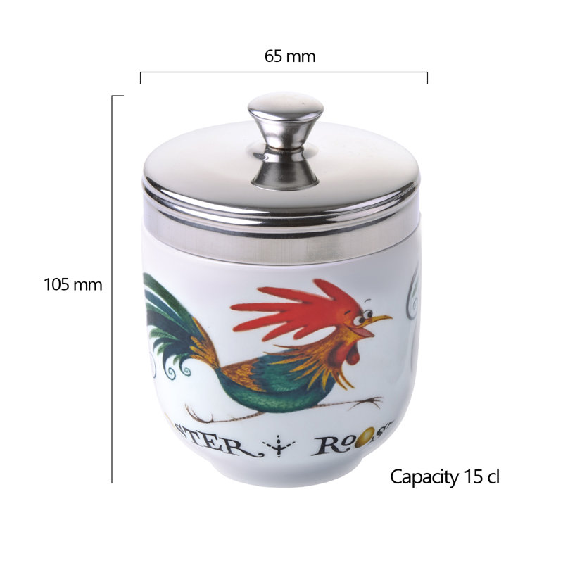 August Grove Crivello Porcelain Egg Coddler
