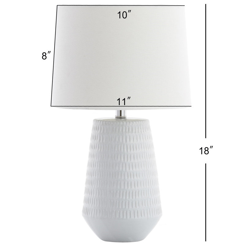 Angeleno Table Lamp, White