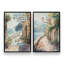 Ensemble de 2 pièces "Coastal Greeting On Canvas" par Azure Artisanal Studio-1033082113-1033082133