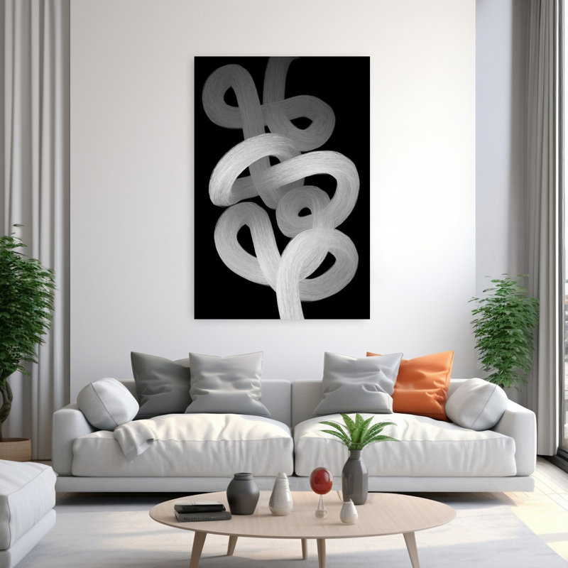 Art contemporain contemporain abstrait, H 60 po x l 40 po