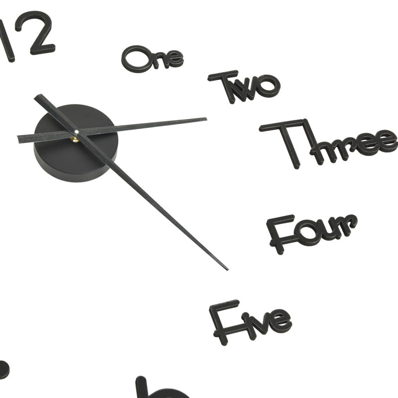Galloway Wall Clock, Black