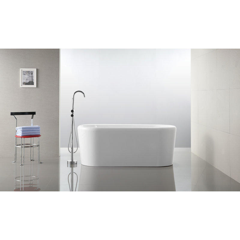 Toulouse 63'' x 28'' Soaking Acrylic Bathtub