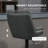 Swivel Upholstered Adjustable Height Counter Stool with Metal Frame
