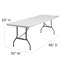 Table d'événement rectangulaire pliante en plastique Noah-90538988