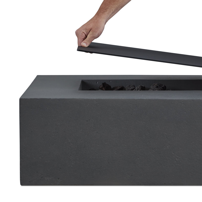 Estes 44-Inch Rectangle Fire Table Burner Lid