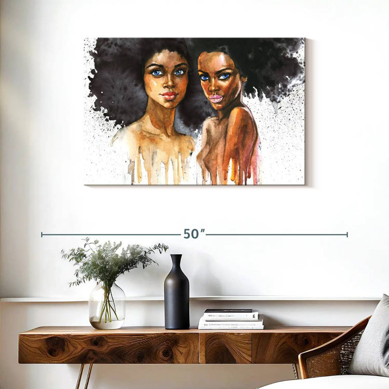 Portrait de femme Leisha, H 24 po x l 36 po