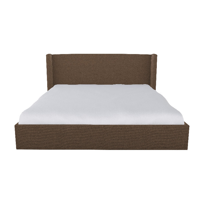 Chloe Upholstered Wingback Bed, California King, Study Hall Cafe