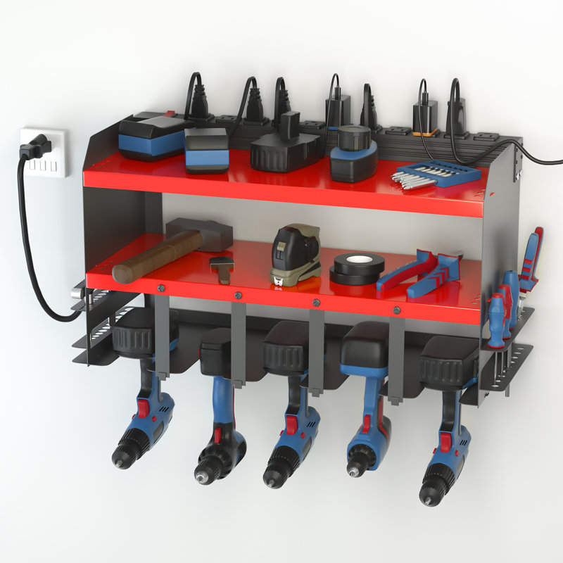 Organisateur d'outils électriques avec station de charge