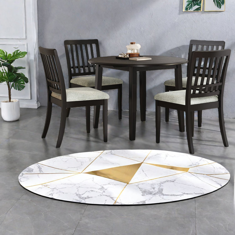 Space-saving Dining Table Sets With Extendable Wood Table, 4 Chairs, Modern Design