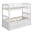Wood Bunk Bed With Trundle And Drawers-1200711276