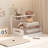 Under Sink Organizer, Pull Out Cabinet Organizer 2-Tier Slide Out Sliding Shelf Under Cabinet Storage Multi-Use For Under Kitchen Bathroom Sink Organizers And Storage,White,1 Pack