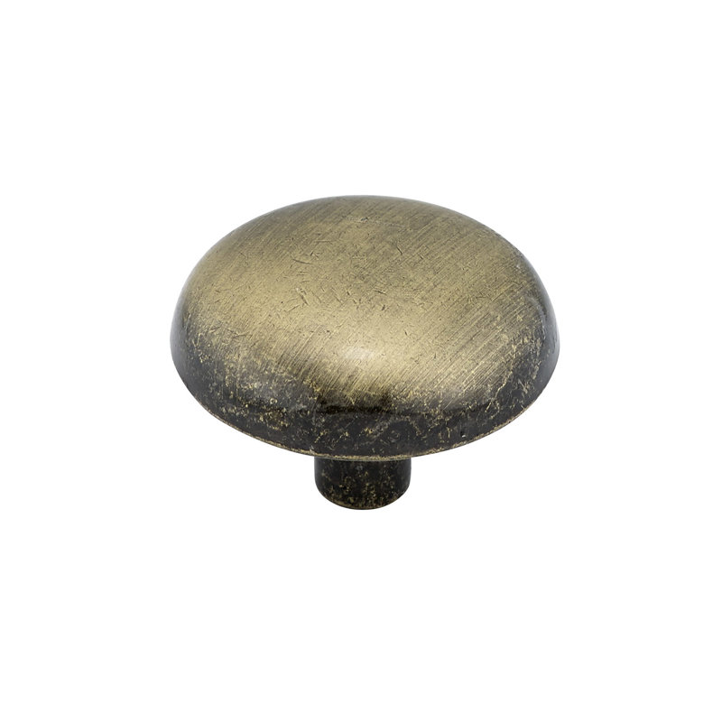 Expression 1 1/4" Diameter Mushroom Knob, Antique English