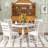 Roane 5 - Piece Extendable Dining Set with Round Extendable Dining Table and 4 Upholstered Dining Chairs-2124763683-2124763681-2124763680