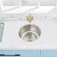 16-1/2" Round Undermount  Stainless Steel Single Bowl Kitchen Bar Sink