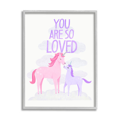 " Pink & Purple Unicorns " by Diane Neukirch