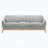 Living room sofa set - grey 2-piece