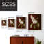 Reproduction encadrée FLORAL Series CCVII - bois massif-975862642