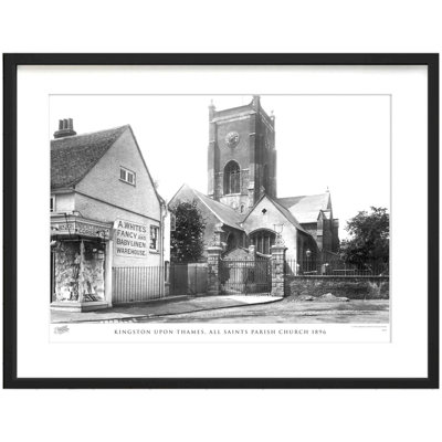 Kingston Upon Thames, All Saints Parish Church 1896 by Francis Frith - Single Picture Frame Print