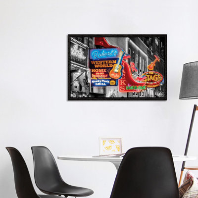 Nashville Broadway Neon by Susanne Kremer - Print on Canvas