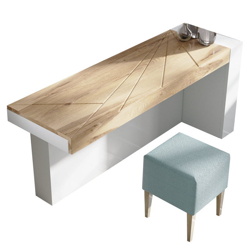 Ensemble coiffeuse et miroir Nashwauk