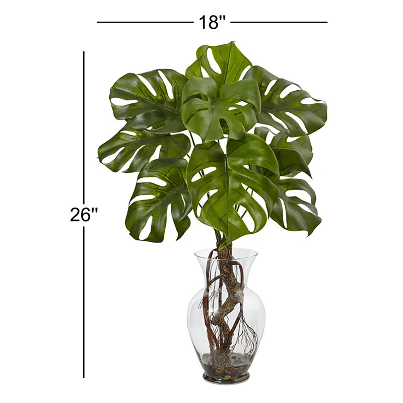 Plante à feuillage de bureau dans un vase décoratif