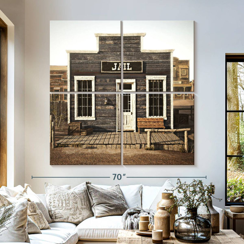 Lelar Western Jail, 57" H x 57" W