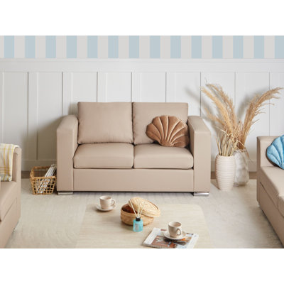 Sofa HELSINKI Leather Beige