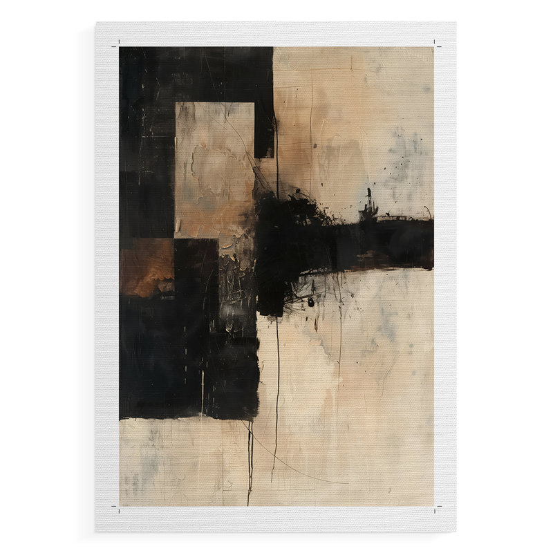 ABSTRACT Series CECLXI - Impression sur toile seulement - NON CADRE, H 36 po x l 24 po