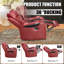 Abba Faux Leather Single Reclining Sofa-965219543