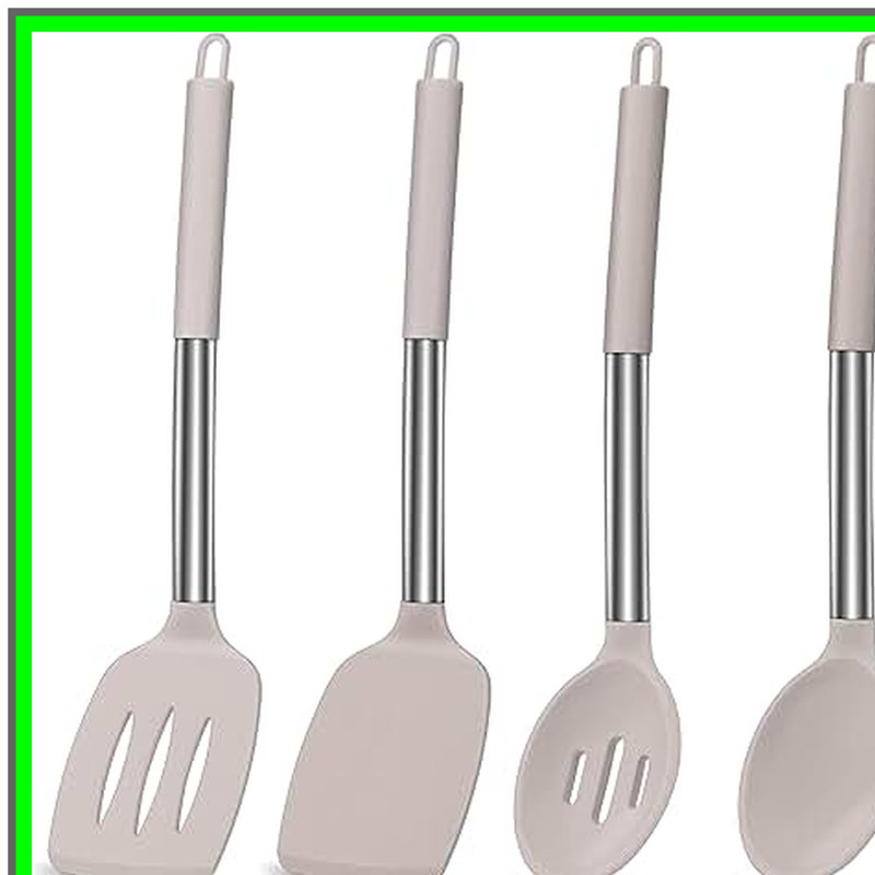 4-Piece Silicone Kitchen Utensil Set