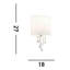 Flush Mounted Sconce