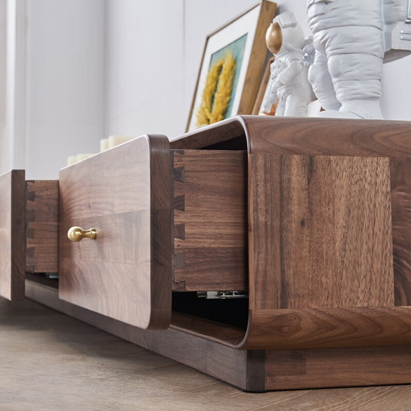 Simple Solid Wood TV Cabinet