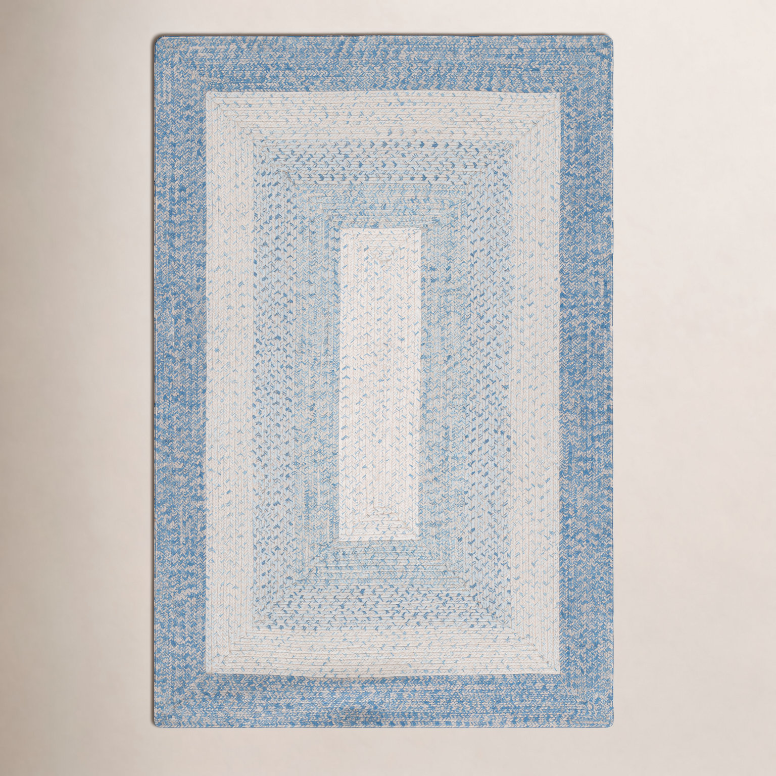 Washable Hand-Woven Chevron Rug, Rectangle 6' x 9'