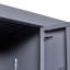 Armoire 5 portes en métal avec serrure, armoire de rangement, armoire de rangement pour le salon