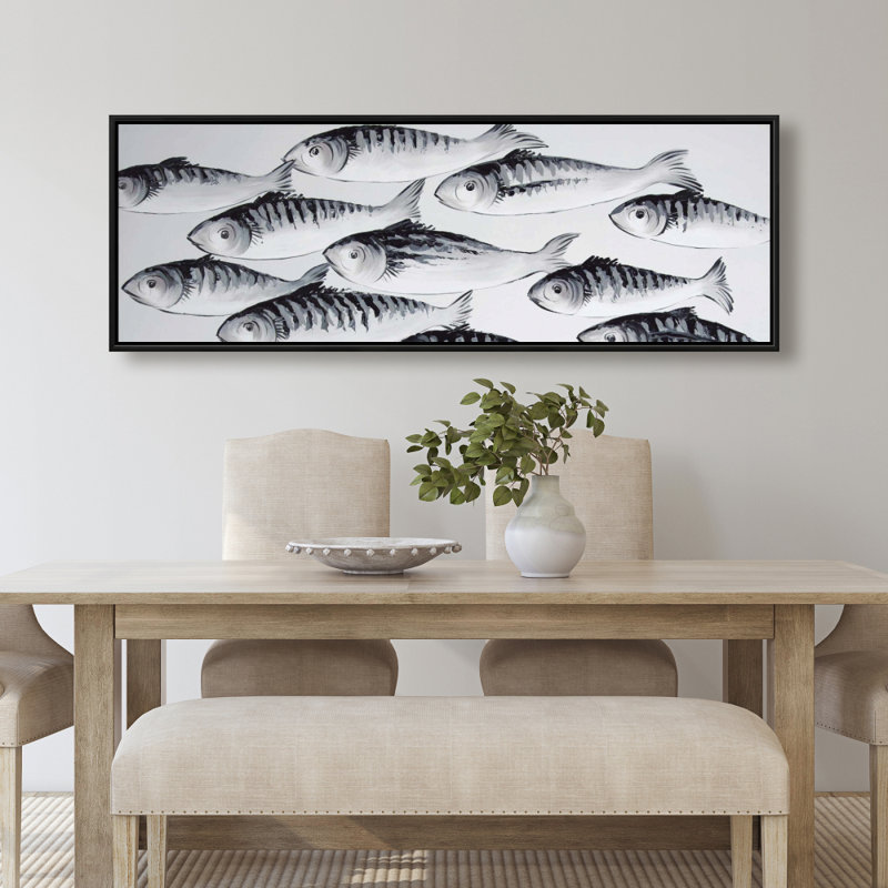 «Gray School Of Fish 1» sur