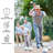 Bocce Ball Set Lawn Game with 8 Steel Tossing Balls and Carrying Case